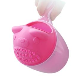 Colher de banho para crianças, copo recém-nascido de urso de desenho animado para banho, xampu, bailer, chá de bebê, copo de água para banho de 2 cores - Image 6