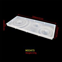 Novo círculo vaso base de cola epoxy silicone molde diy quadrado vaso de flores bandeja suporte planta água moldes para resina decoração para casa - Image 6