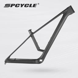 Spcycle M08 T1000 Quadro MTB de Carbono 29er Viagem 110mm BSA 73mm Ângulo do tubo principal 67 °   Quadro de carbono para mountain bike com geometria moderna 29 - Image 2