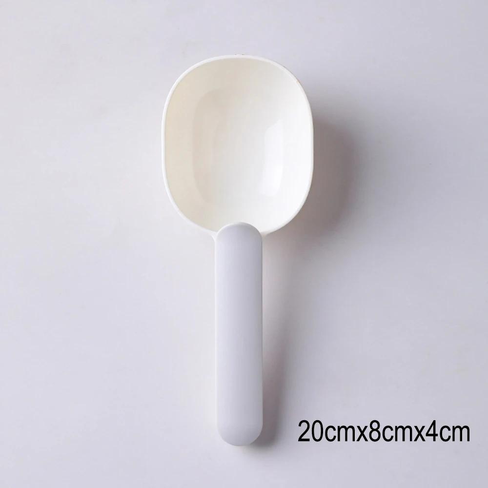 Multifuncional saco de selagem alimentação colher ferramenta criativa copo de medição pet fornecimentos gato e cão comida pá, saco de selagem clip colher - Image 1