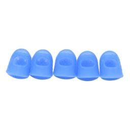 5 pçs/lote dedais de silicone multifuncionais escavados respirável manga protetora do dedo diy artesanato acessórios de costura - Image 5