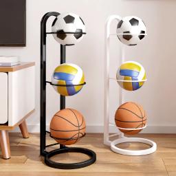 Crianças indoor rack de armazenamento de basquete casa colocar bolas cesta de armazenamento de futebol colocado prateleira jardim de infância suporte de vôlei - Image 2