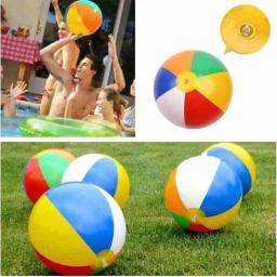Piscina ao ar livre e brinquedos infláveis de praia, adereços esportivos divertidos, jogo de vôlei de praia, interação pai-filho, verão - Image 5