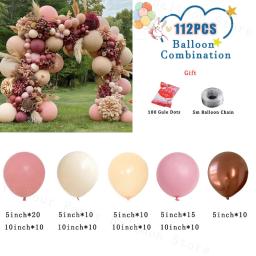 Arco de balão rosa empoeirado, decoração de casamento e noivado, neutro, boho, nude, kit de guirlanda, chá de bebê, decoração de festa de aniversário - Image 2