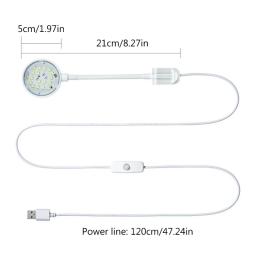 Luz aquário para iluminação tanque peixes, luz led com clipe, lâmpadas, dropship - Image 6