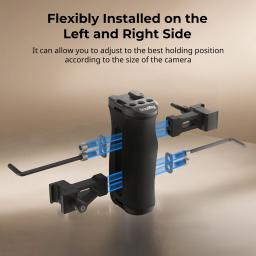 Smallrig mini alça lateral NATO esquerda e direita mutável verticalmente ajustável para 43mm alça lateral carga 6kg 4840 - Image 3