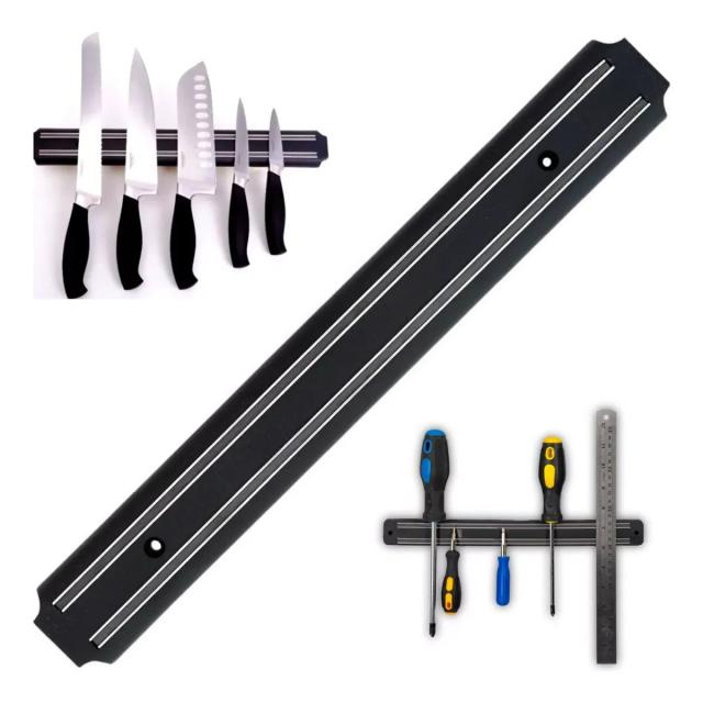 Suporte Magnético para Facas e Acessórios de Cozinha Organizado e Prático