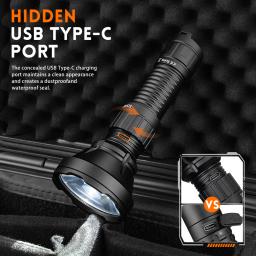 Sofirn EDC lanterna tática recarregável, portátil, poderoso, 21700 tocha, Camping luz LED, caminhadas lâmpada, 2000lm, tipo-C, SF26, IPX-8 - Image 3