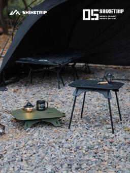 ShineTrip Mesa dobrável de dupla finalidade para exterior, mesa de acampamento portátil para piquenique, barraca, mesa montada em carro - Image 3