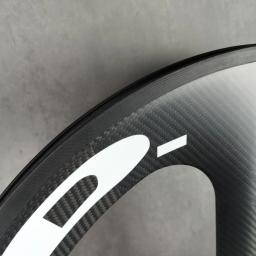 Rodas de carbono de 3 raios 700C, profundidade de 70 mm, cubo de engrenagem fixa/cubo de estrada para pista, bicicleta de corrida de estrada, acabamento 3K, 700C - Image 6