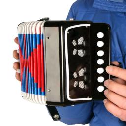 Acordeão infantil Mini instrumentos musicais, 17 teclas, 2 graves, brinquedo - Image 3