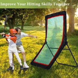 Baseball prática treinador alvo Net, Cricket, lacrosse Rebounder - Image 3