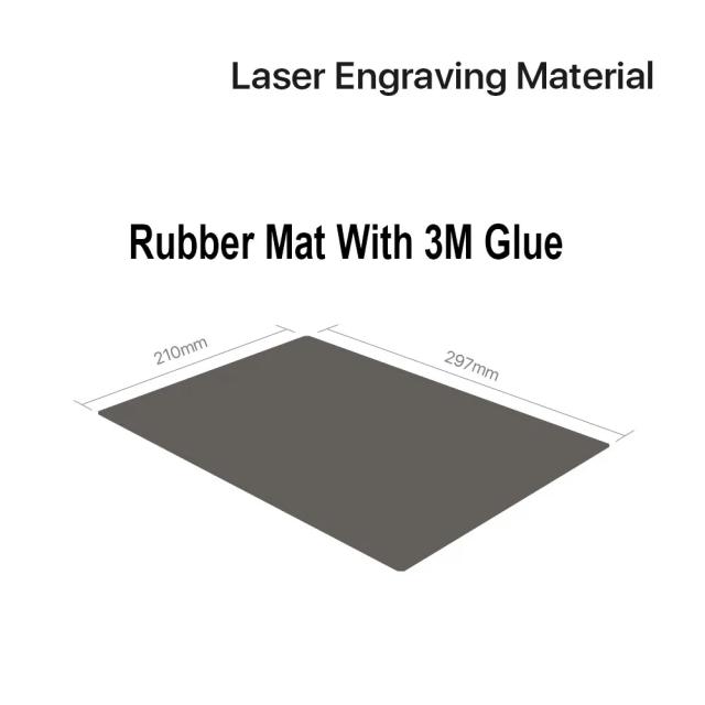 Gravador a Laser TwoTrees: Carimbo de Borracha, Tapete de Selo de Madeira e Almofada de Tinta para DIY e Arte Design com Máquina de Marcação CO2