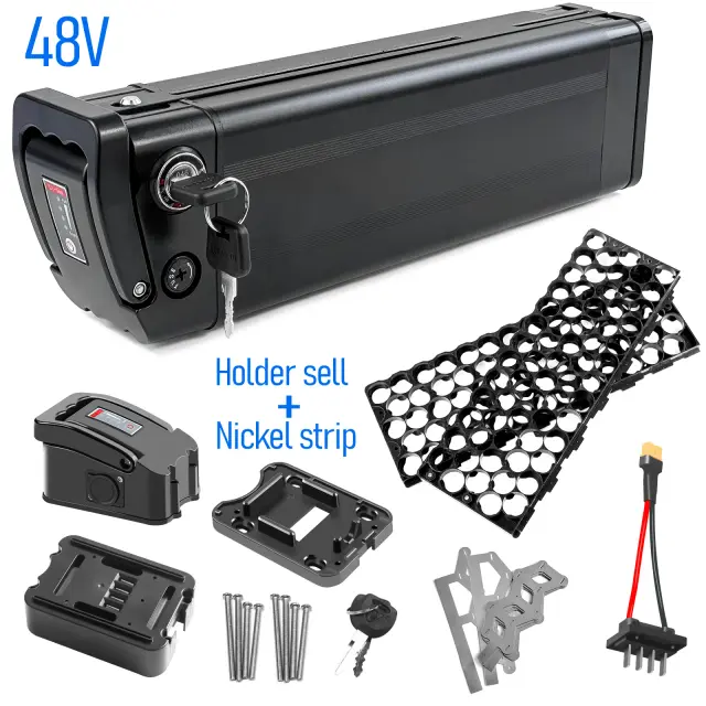 Silverfish Max Caixa de Bateria 65 Células 18650 para Bicicletas Elétricas