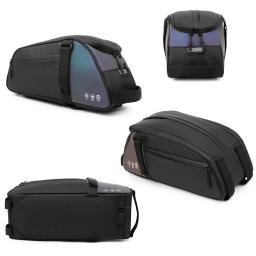 Impermeável bicicleta traseira Rack Bag, portador de bicicletas, ciclismo rack traseiro, grande capacidade, mountain bike - Image 4