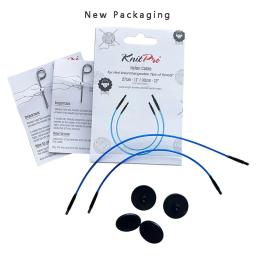 Knitpro-Agulhas de tricô circular com mangas intercambiáveis, pontas para raios e manguitos, sem cabo, 5cm, 1 par - Image 6
