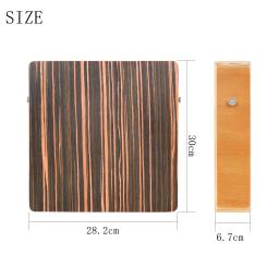 Cajon tambor com alça ajustável, instrumento de percussão, madeira ébano, mão plana, compacto, portátil Travel Box - Image 4