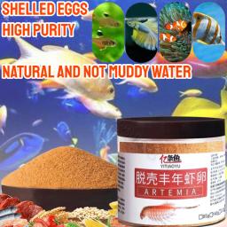 Salmoura ovos de camarão, Universal Fish Feed, Pequenas partículas, Tropical pequeno, Alimentação de abertura juvenil, 65g - Image 1