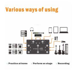 XTONE PRO-Interface de áudio móvel profissional, controlador MIDI para iPhone, iPad, PC, MAC, latência ultra baixa, 192K - Image 4