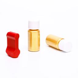 Tinta acrílica metálica dourada para coloração estatuária, roupas pintadas à mão DIY, pigmentos líquidos de graffiti, tinta acrílica impermeável, não desbotada, 2P, 10ml - Image 2