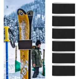 Faixa de fixação de esquis ao ar livre, retentor de freio de esqui, tiras de fixação de esquis, envoltório, tiras de snowboard, trenó, acessório de esqui - Image 1
