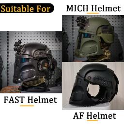 Máscara proteção tática para airsoft, acessórios capacete rápido para paintball e caça ao ar livre - Image 6