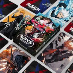 Anime japonês Cartões Lomo, Cartões Postais, Adesivos, Foto, Ventilador, Coleção de Jogos, Presente, BLEACH, 60 + 32Pcs - Image 1