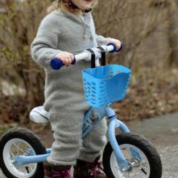 Bicycle Front Storage Basket for Children Bike Handlebar Rack, Cycling Bag, Pannier Hooks, Skate Plastic Organizers, Kids - Image 2