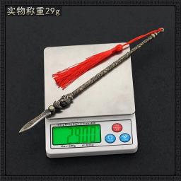 Armas frias em miniatura do soldado antigo, brinquedo modelo Zhao Yun Long Spear, se encaixa no corpo de 12 ''Action Figure, Em estoque, 1:6, 22cm - Image 5
