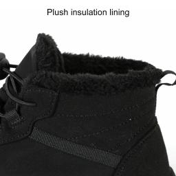 Botas de trekking altas para homens e mulheres, tênis antiderrapantes, botas de escalada resistentes ao desgaste ao ar livre, trekking descalço, botas de inverno - Image 4
