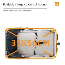 Leve e dobrável Pet Stroller para viagens ao ar livre, pequeno carrinho de estimação, cão, gato, pelúcia, bebê - Image 3