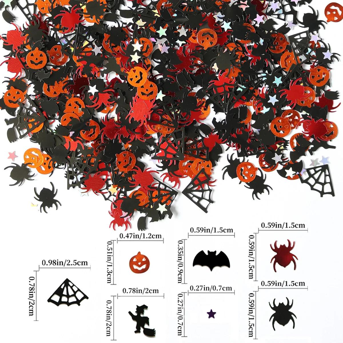 Halloween festa confete, confete glitter, decoração do partido, abóbora - Image 1