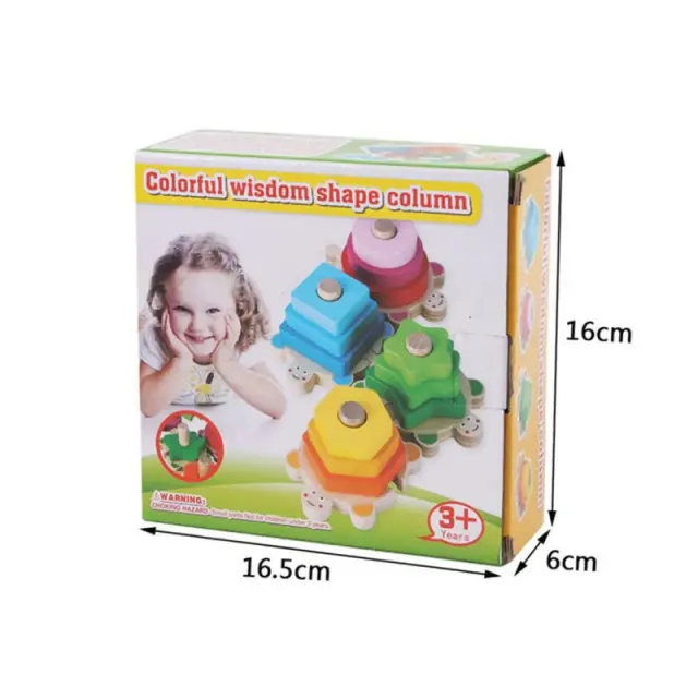 Brinquedo Montessori de Madeira para Crianças - Jogo de Formas Geométricas Educativo