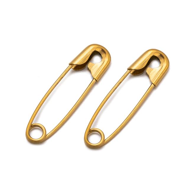 Conjunto de 20 Alfinetes de Aço Inoxidável para DIY e Costura: Acessórios Versáteis para Vestuário