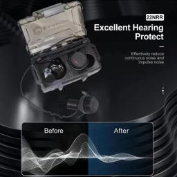 EARMOR-M20 Fones de ouvido táticos, protetores auditivos, caça e tiro tampões eletrônicos, adequados para esportes - Image 2
