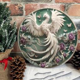Alumínio Phoenix Wall Sign, efeitos visuais 3D, impressão de alta definição, resistência às intempéries, decorações de jardim, decoração de casa - Image 2