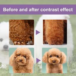 Condicionador De Animais De Estimação Condicionador De Cabelo Para Cães Natural Pet Hair Care Creme Para Fazer O Cabelo Do Seu Animal De Estimação Fofo E Macio Sem Etangles - Image 5