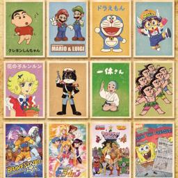 Classic Old Photos Style Postais, Cartaz dos desenhos animados, Desenho tema de presente, Conjunto de cartões colecionáveis vintage, 32pcs por lote - Image 4