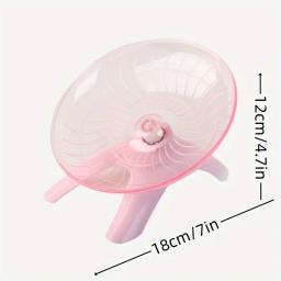 Roda de prática de corrida silenciosa para animais de estimação, hámster, mouse, ouriço, papagaio, escolha ideal para animais pequenos, escolha silenciosa e segura - Image 4