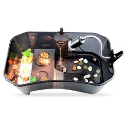 Reptile Turtle Tortoise Vivarium Box, Tanque do aquário com rampa basking, Drop Shipping - Image 1