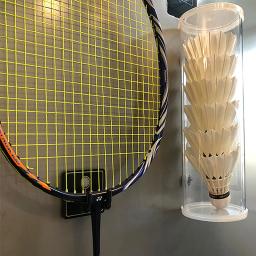 Suporte De Raquete De Tênis Montado Na Parede, Suporte De Raquete De Badminton, Armazenamento De Gancho De Parede De Aço Inoxidável - Image 4