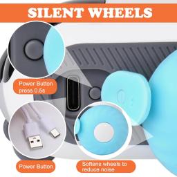 Automático Movendo Controle Remoto Carro de Brinquedo para Cães e Gatos, Jogo Interativo, Formação Gatinho, Pet Shop, Brinquedo Gato Inteligente, 2 Modos - Image 4
