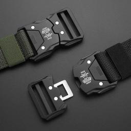 Cinto tático durável para homens e mulheres, fivela automática, perfeito para aventuras ao ar livre, acessórios unissex - Image 3