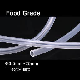 Tubo macio transparente claro da bomba do aquário da tubulação da tubulação do silicone do alimento seguro flexível para a cerveja/bebida/leite/água 0.5mm id 25mm id - Image 4