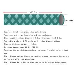 2 pces tambor vara apertos baquetas anti-deslizamento suor absorvido aperto para 7a 5a 5b 7b 16.5cm baquetas apertos instrumentos de percussão - Image 6