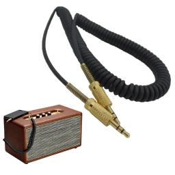 Substituição do cabo AUX de áudio, cabo enrolado para Marshall, Kilburn II Speaker, macho para macho Jack, 3,5mm - Image 1