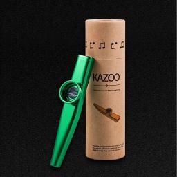 Kazoos de metal com caixa de armazenamento, bom companheiro para cavaquinho, violino, guitarra, piano, corpo de flauta de alumínio, 2 peças - Image 5
