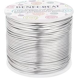 Anodizado Jóias Artesanato Fazendo Fio De Alumínio, Floral Colorido Beading Fio, 15 Calibre, 220 Pés - Image 1