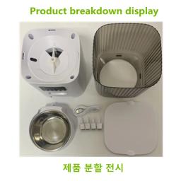 Alimentadores automáticos para gatos e cães, Alimentador de gato cronometrado, Grande capacidade, Dispenser do alimento do cão, alimento seco, 5L - Image 6