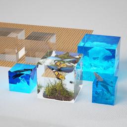 3D Praça Epoxy Resina Fundição Molde, Molde De Silicone, Artesanato De Cristal, Ferramentas De Decoração Para Casa, Artesanato DIY, 15mm-80mm - Image 3